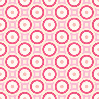 Retro Circles Pink